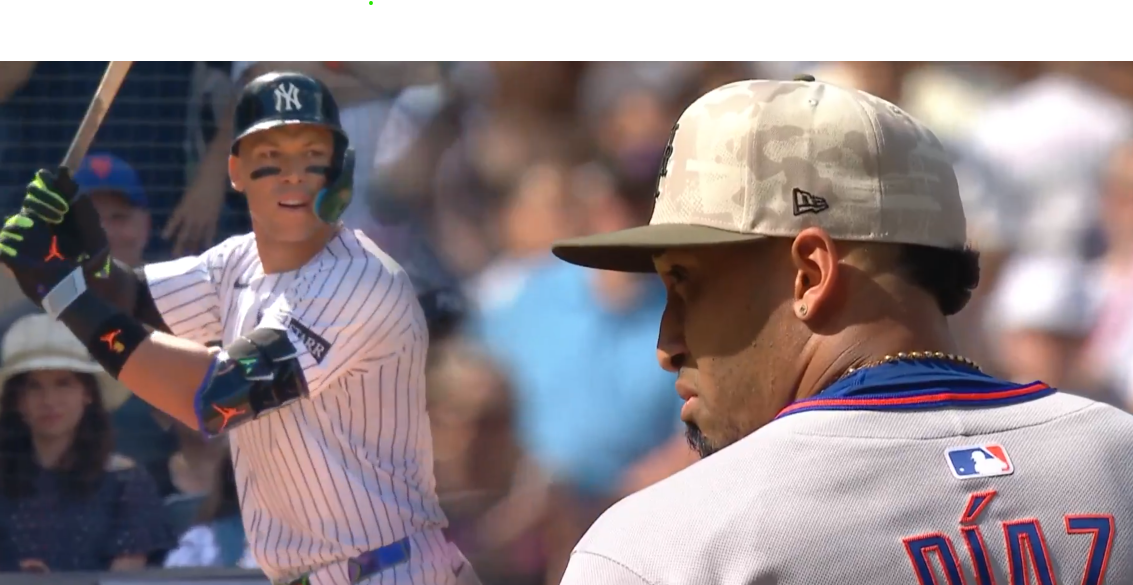 Edwin DIaz poncha al toletero Aaron Judge para cerrar el juego